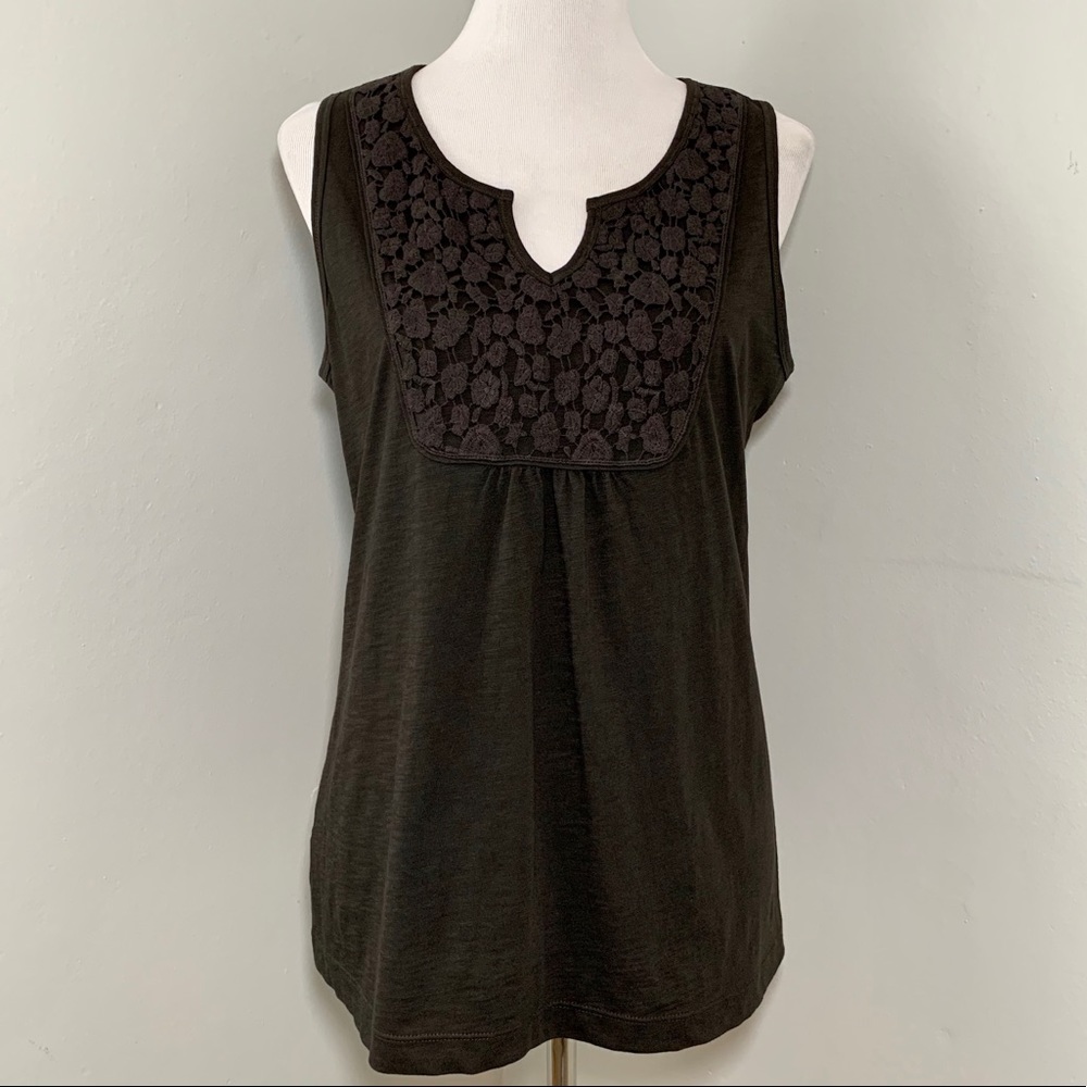 EDDIE BAUER Embroidered Cotton Top